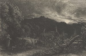 Le laboureur fatigué, ou Le berger, ou Tardus Bubulcus - Samuel Palmer