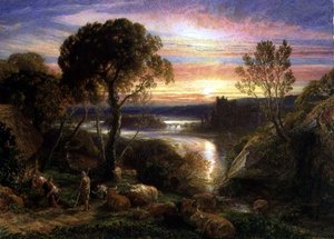 Tityrus restauré dans son patrimoine, 1877 - Samuel Palmer