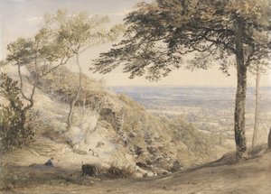 La colline de Wilmot, Kent - Samuel Palmer