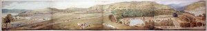 Esquisse pour un panorama - La ville de Largs, Ayrshire, juillet 1856 - Samuel Parlber