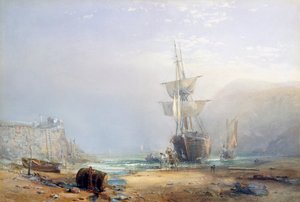 Un matin brumeux sur la côte du Devon, 1853 - Samuel Phillips Jackson