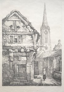 Une Série de Bâtiments Anciens et de Cottages Ruraux dans le Nord de l