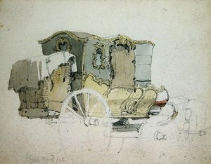 Un carrosse ornemental