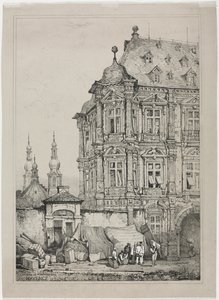 Château de Martinsburg, Mayence, Allemagne, 1833