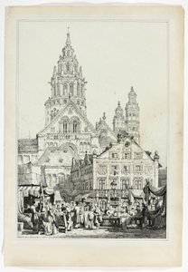 Cathédrale à Mayence - Samuel Prout