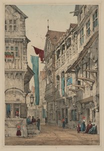 Fac-similés de croquis faits en Flandre et en Allemagne : Sachsenhausen Francfort - Samuel Prout