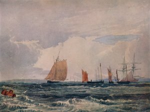 Au large de Plymouth, vers 1827