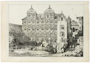 Partie du château de Heidelberg - Samuel Prout