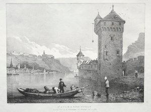 Saint-Goar et Rheinfels, 1824