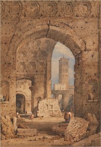 Temple de la Paix, Forum romain - Samuel Prout