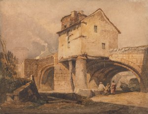 Le pont Monnow, Monmouthshire - Samuel Prout