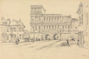 La Porta Nigra, Trèves - Samuel Prout