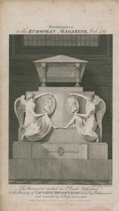 Le monument érigé dans la cathédrale Saint-Paul - Samuel Rawle