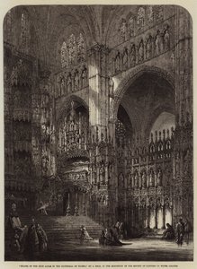 Chapelle du Haut Autel dans la cathédrale de Tolède - Samuel Read