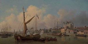 Vue de la Tour de Londres, supposée pour l