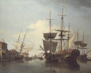 Navire charbonnier sur la Tamise près de Deptford - Samuel Scott