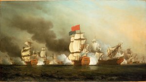 Victoire de Lord Anson au large du cap Finisterre, 3 mai 1747