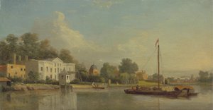 Villa de Pope, Twickenham - Samuel Scott