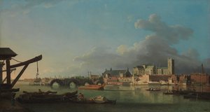 La construction du pont de Westminster