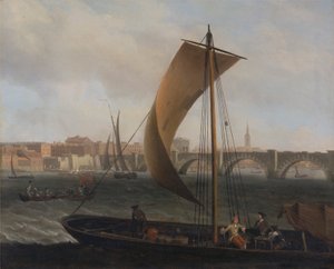Vue sur la Tamise avec le pont de Westminster