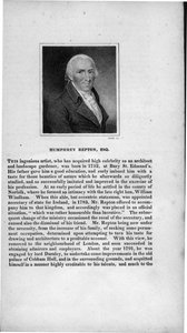 Humphry Repton (1752-1818), gravé par Cooke, de 