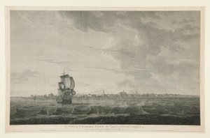 Vue de Charles-town, la capitale de la Caroline du Sud - Samuel Smith