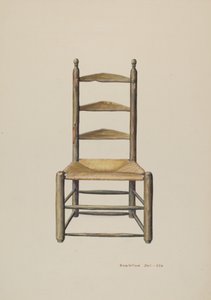 Chaise à Dossier Échelle de Pennsylvanie