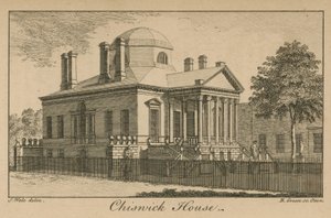 Vue générale de Chiswick House - Samuel Wale