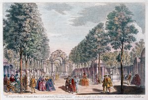 Vauxhall Gardens (gravé par John Miller alias Johann Sebastian Müller)