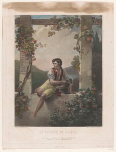 Garçon avec un chapeau plein de raisins - Samuel William Reynolds (I)