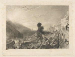 Dartmouth, sur la rivière Dart - Samuel William Reynolds