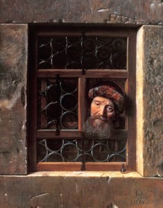 Homme à une fenêtre, 1653