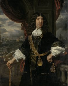 Portrait de Mattheus van den Broucke (1620-1685). Conseiller des Indes - Samuel van Hoogstraten