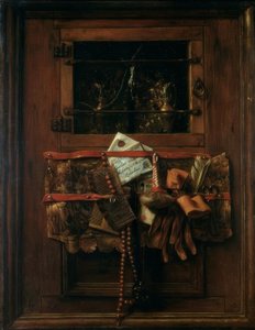 Nature morte avec lettre - Samuel van Hoogstraten