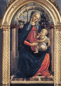 Madone de la roseraie - Sandro (1444/5-1510) Botticelli