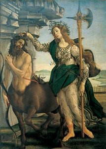 Pallas (Athéna ou Minerve) et le Centaure par Sandro Botticelli - Sandro Botticelli