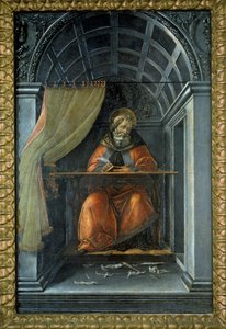 Saint Augustin dans sa cellule