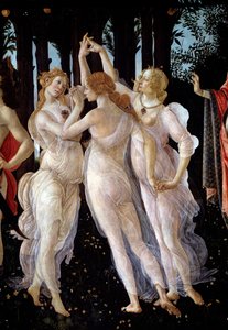 Le printemps (détail des Trois Grâces) - Sandro Botticelli