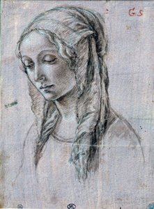 Tête de jeune femme - Sandro (attr. to) Botticelli