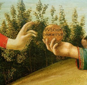 Le jugement de Pâris (mains avec pomme)