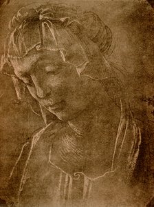 Tête féminine - Sandro Botticelli