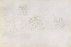 Illustration de la Divine Comédie de Dante Alighieri Purgatorio 17, 1480-1490 - Sandro Botticelli