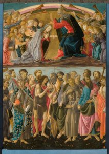 Couronnement de Marie avec des saints - Sandro Botticelli