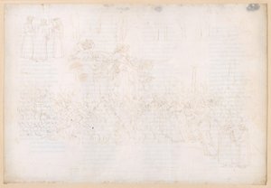 La Divine Comédie, Purgatoire XXVII. Ascension vers le Paradis terrestre : le passage à travers le feu ; rêve sur les marches du Paradis terrestre ; le couronnement de Dante - Sandro Botticelli