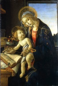 Madone et Enfant Madone du Livre, 1483 - Sandro Botticelli
