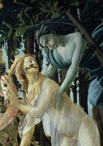 Primavera : détail de Zéphyr et Flora - Sandro Botticelli