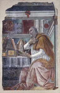 Saint Augustin dans son étude