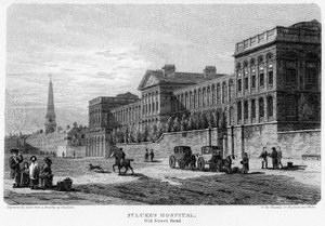 Hôpital Saint-Luc, Old Street, Finsbury, Londres, 1815