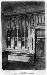 Le hall inférieur, Chambre des communes, Westminster, Londres - Sands