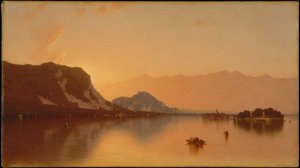 Isola Bella dans le lac Majeur - Sanford Robinson Gifford